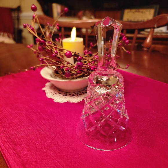 BADASH CRYSTAL ♡ NIB Beautiful Vintage BELL OXFORD 24% Handcut Lead Crystal Bell - Picture 15 of 17